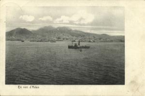 yemen, ADEN, View from the Sea (1909)