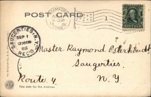 Stamford CT Connecticut West Park c1905 Rotograph Postcard