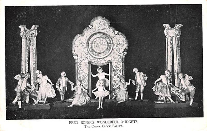 Fred Ropers Woderful Midgets The China Clock Ballet Unused 