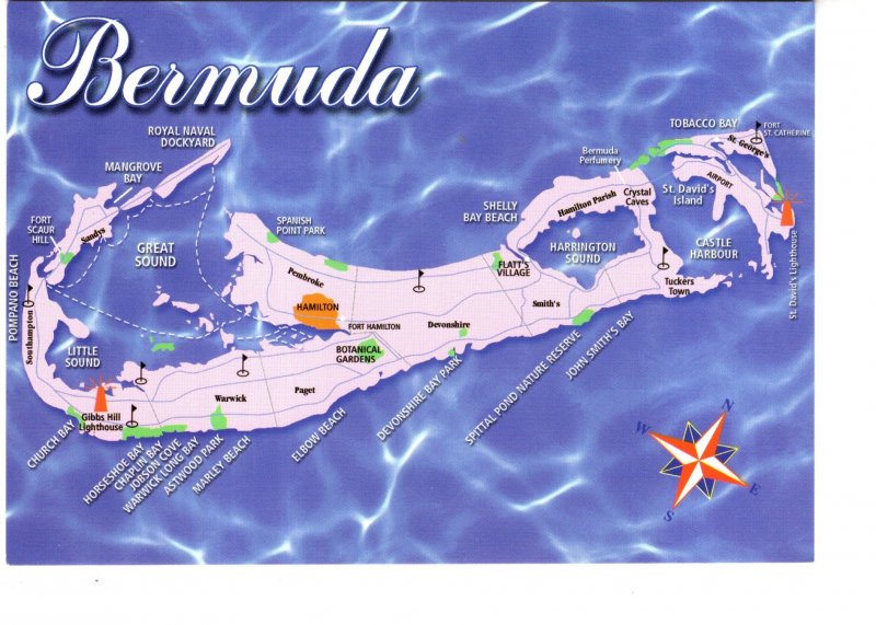 Map of Bermuda