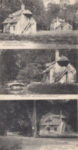 Versailles The Le Columbier 3x Antique French Postcard s