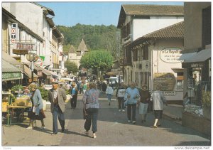 Main Street, Store Fronts, BARBOTAN LES THERMES, Gers, France, PU-1995