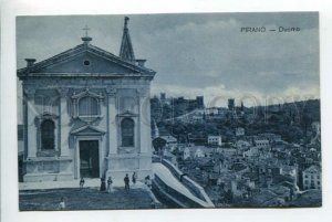 425697 SLOVENIA PIRANO Church Vintage postcard