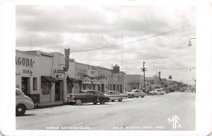 D76/ Agua Prieta Son. Mexico Photo RPPC Postcard c50s Casas Comerciales Stores