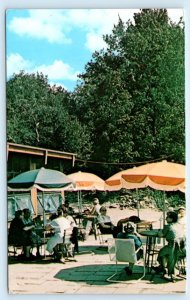 BREWSTER, NY ~ Senior Citizen Patio SOLOMON VACATION CENTER c1960s Postcard