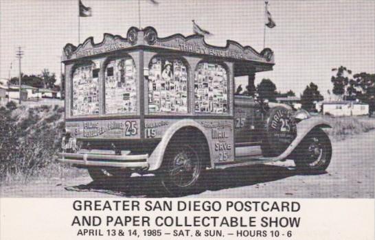 Great San Diego Postcard and Paper Collectibles Show 1985