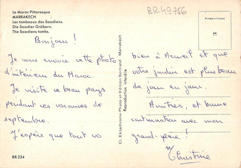 BR49756 Les tombeaux des saadiens marrakech      Morocco
