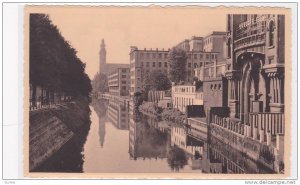 Gent, De Schelde en Sint-Pieterskerk, East Flanders, Belgium, 10-20s
