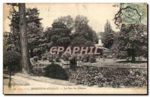 Old Postcard Robinson Aulnay Le Parc Du Chateau