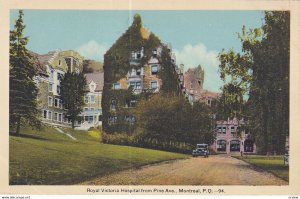 MONTREAL, Quebec, Canada, 1900-1910s; Royal Victoria Hospital From Pine Avenue