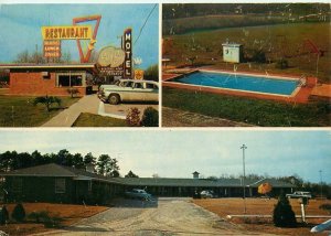 c1950s Motel - Glennville Georgia - Electromode Heat - Vintage Postcard