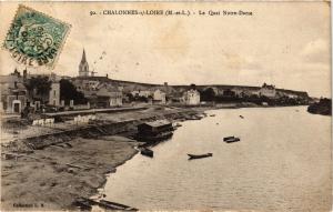 CPA CHALONNES-sur-LOIRE - Le Quai N.-D. (296916)