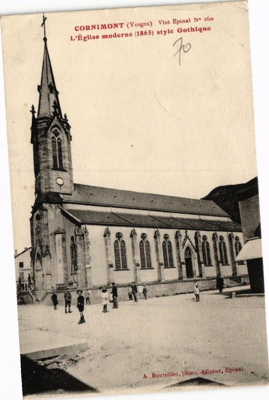 CPA CORNIMONT Vise ÉPINAL L'Église moderne (1865) style Goth.. (200361)