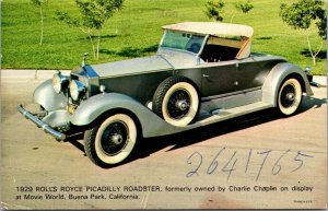 Cars 1929 Rolls Royce Picadilly Roadster