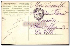 Postcard Old Letters Fantasy Angel Letter A