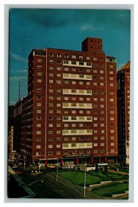 Vintage 1950's Advertising Postcard Hotel Muehlebach Towers Kansas City Missouri
