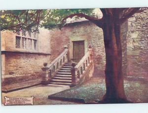 Pre-1907 HADDON HALL STAIRWAY Bakewell - Derbyshire England UK hp9056