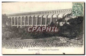 Old Postcard Aix en Provence Aqueduct Roquefavour