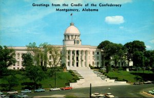 Alabama Montgomery State Capitol Greetings From The Cradle Of Liberty