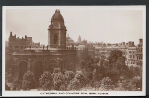 Warwickshire Postcard - Cathedral and Colmore Row, Birmingham   RS9019