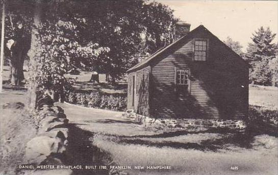 New Hampshire Franklin Daniel Webster Birthplace Built 1780