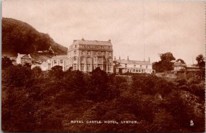 England North Devon Lynton Royal Castle Hotel Real Photo