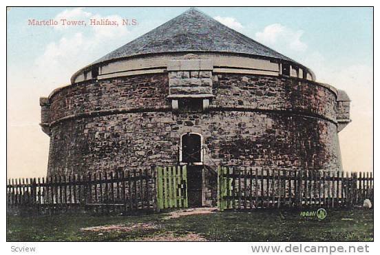 Martello Tower, Halifax, Nova Scotia, Canada, 1900-1910s