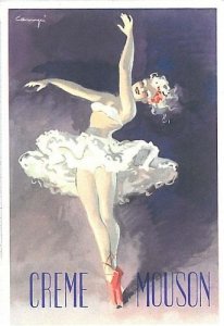 postcard ADVERTISING era: CREME MOONON-