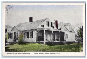 Hanover New Hampshire Postcard Daniel Webster House Field c1920 Vintage Antique