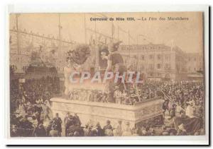 Nice Carnival 1924 Old Postcard La fete des Maraîchers TOP