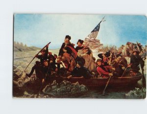 Postcard - Washington Crossing The Delaware River