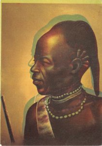 Lot 40 from an oil painting of a kikuyu dancer types folklore kenya