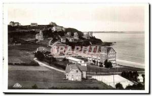 Old Postcard Perros Guirec Beach Trestrignel and Hotels