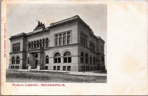 Public Library Indianapolis Indiana Postcard C072