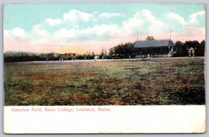 K30/ Baseball Stadium Postcard c1910 Lewiston Maine Garcelon Field Bates 408