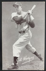 Mint USA Real Picture Postcard Baseball Player Gil Hodges 
