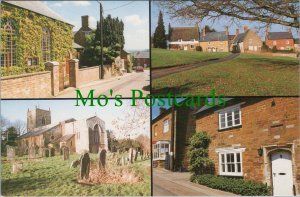 Northamptonshire Postcard -Creaton, The Green, High Street & Post Office RR19866