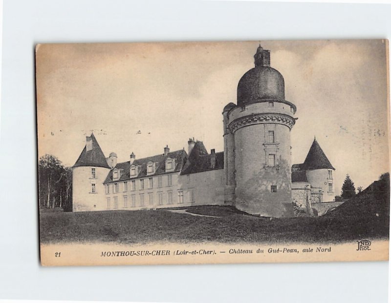 Postcard Château du Gué Pean alle Nord Monthou sur Cher France