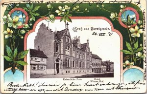 Germany Gruss aus Wernigerode Kaiserliche Post Hotel Wien Vintage Postcard 03.18