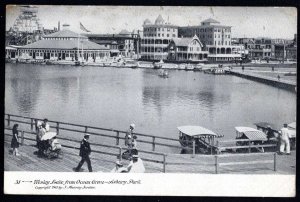 New Jersey ASBURY PARK Wesley Lake from Ocean Grove pm1909 - DB