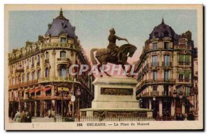 Old Postcard Orleans Place du Martroi Jeanne d & # 39arc