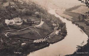 The Wye Symonds Vat Antique Aerial Real Photo Postcard