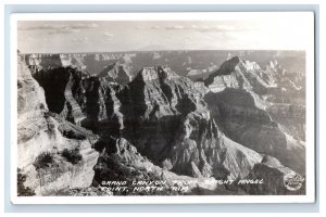 Vintage RPPC Grand Canyon Bright Angel Point North Rim Postcard Real Photo F124E