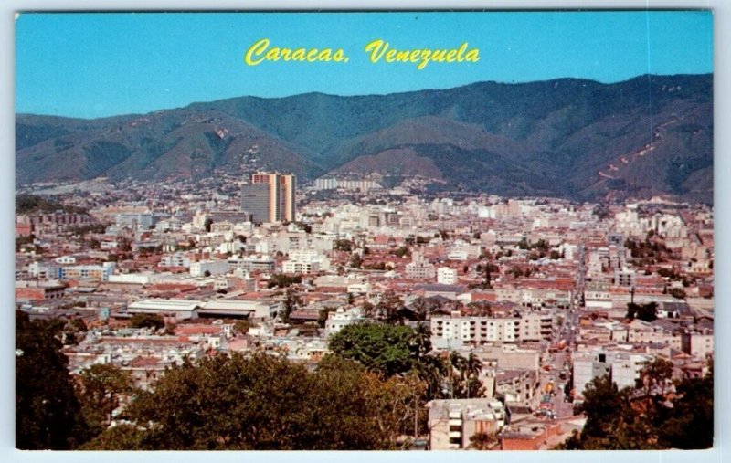 Caracas VENEZUELA panoramic view Postcard