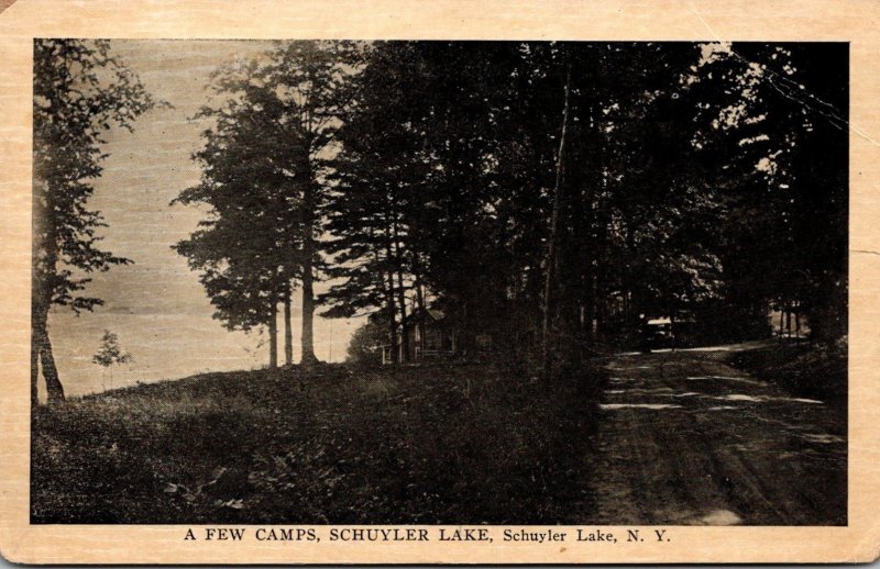 New York Schuyler Lake A Few Camps