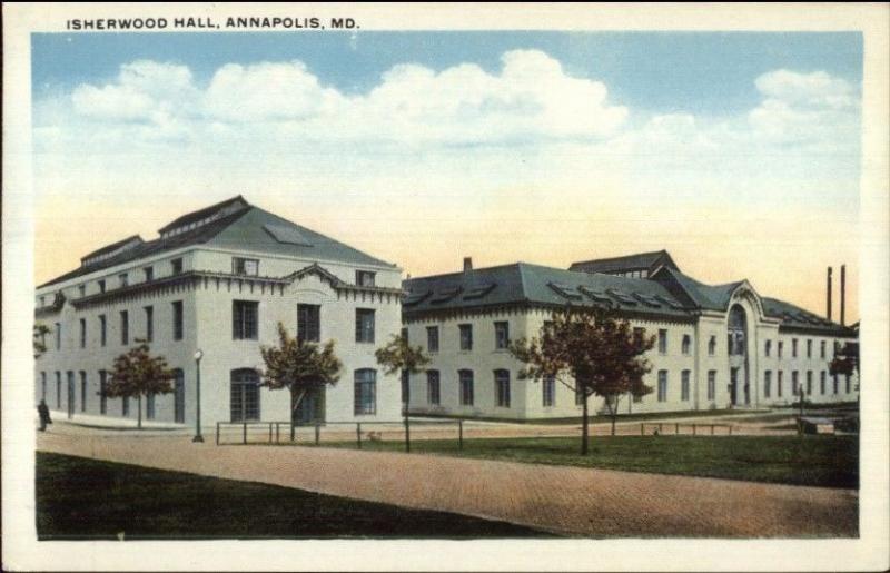 Annapolis MD Isherwood Hall c1920 Postcard