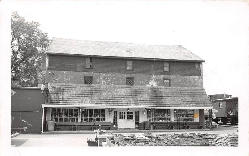 E20/ Waynesville Ohio Real Photo RPPC Postcard 1974 The Old Mill Railroad