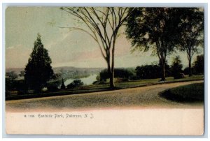 Paterson New Jersey Postcard Eastside Park Scenic View Lake 1905 Vintage Antique