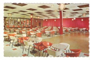 Salon Rouge, Manoir St-Raymond, St-Raymond, Portneuf, PQ Vintage Chrome Postcard