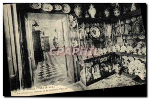 Old Postcard Chateau of Anet Earthenware and the Hall of Entree